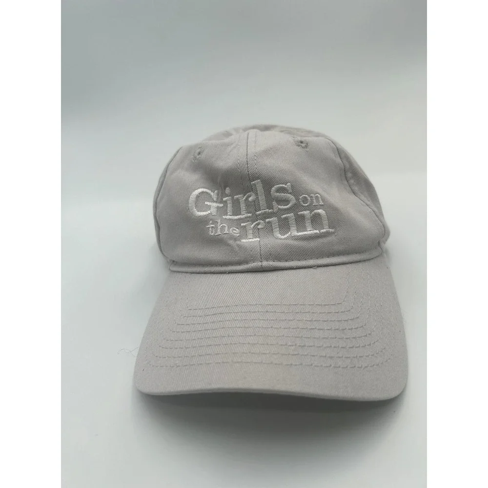 Port & Company Girls On The Run Baseball Cap Gray Adjustable Hat B927